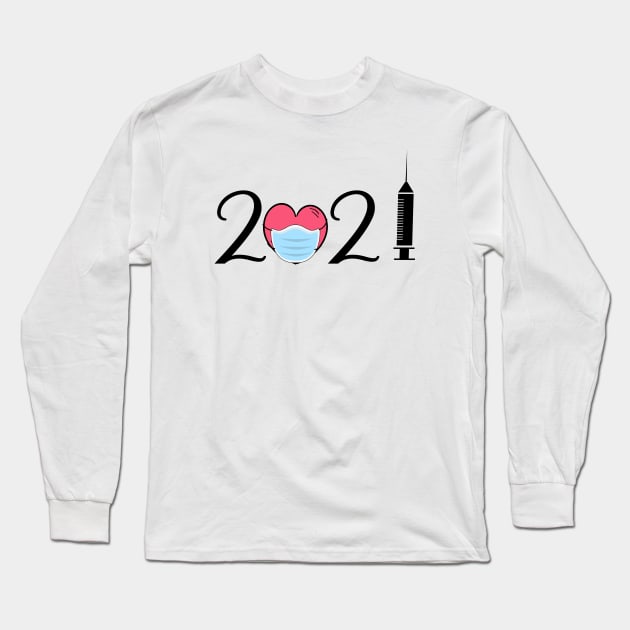 Valentine's Day 2021 - Funny Valentine's Day Gift Long Sleeve T-Shirt by Teesamd